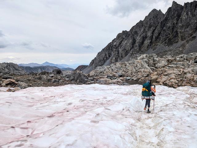 Descending from Bishop Pass