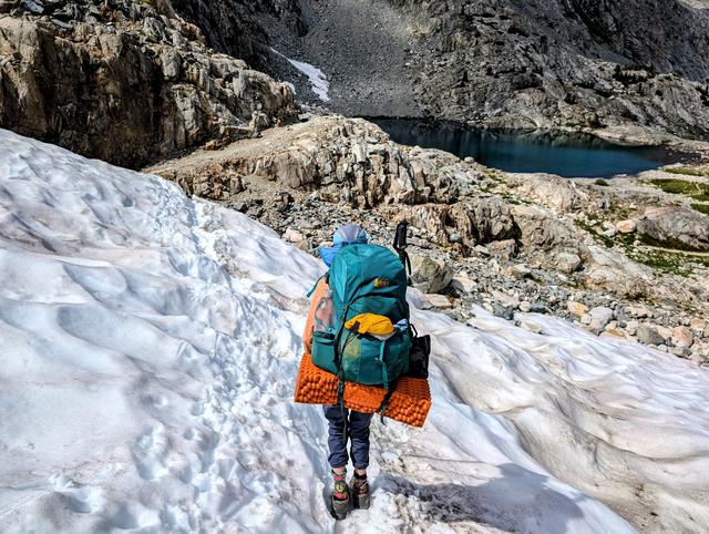 Descending from Muir Pass