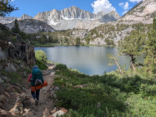 On the way to Bishop Pass