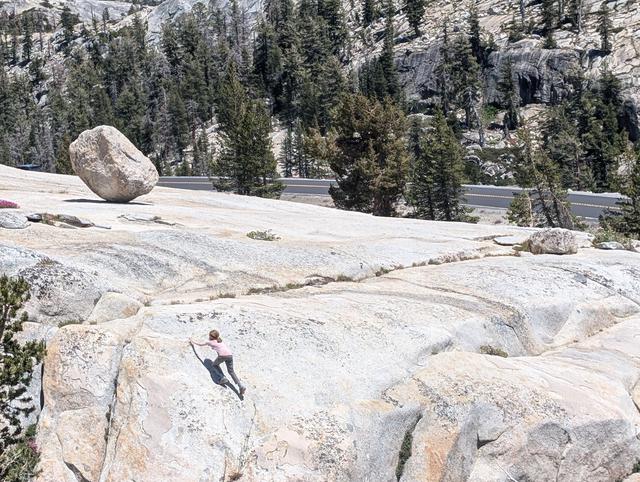 Bouldering at Olmsted Point